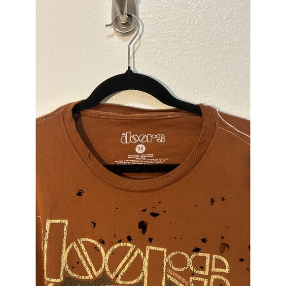 NWOT The Doors Super Distressed Band Tee, XL - Picture 2 of 3